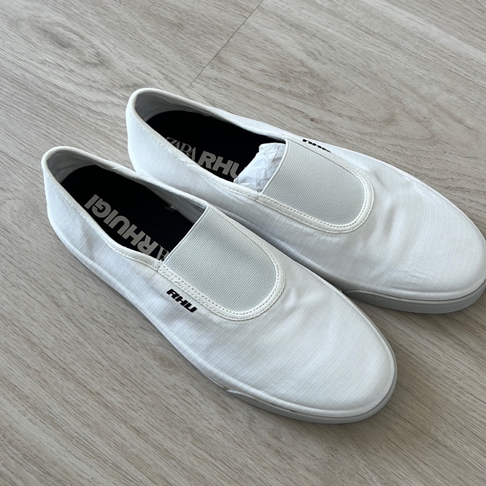 Zara x Rhuigi White Sneaker Sz 12/45 New